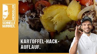 Schnelles KartoffelHackAuflauf Rezept von Steffen Henssler [upl. by Loos]