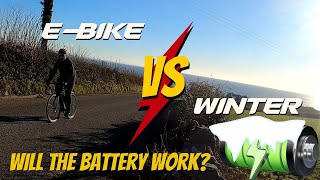 Orbea Gain ebikes how are the batteries in cold weather [upl. by Archy]