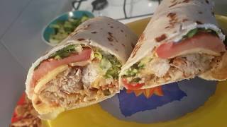 WRAP POULET TRES SIMPLE A FAIRE [upl. by Kuehnel]