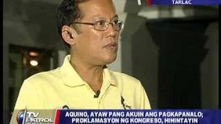 QA Noynoy holds off celebrating win [upl. by Marne]