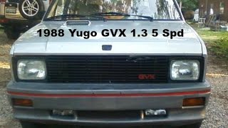 1988 Yugo GVX  In Silver With 58000 Miles [upl. by Aip548]