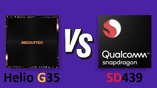 Mediatek Helio G35 Vs Qualcomm Snapdragon 439  Benchmark Comparison [upl. by Rastus]