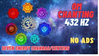 Om Chanting  432 HZ  Om 108 times  Meditation  Yoga Dhyan Music [upl. by Latsirhc969]