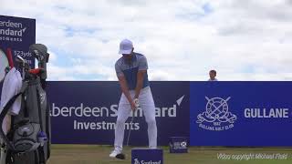 Rickie Fowler golf swing Driver faceon view ASI Scottish Open July 2018 [upl. by Annahpos478]