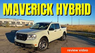 2024 Ford Maverick Hybrid Review The Compact Truck That Saves You Fuel [upl. by Kaehpos]