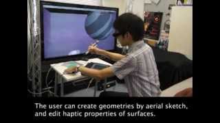 Haptic Editor  SIGGRAPH ASIA 2012 Emerging Technologies [upl. by Malia868]