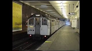 London Underground 1999Northern District Piccadilly Jubilee amp Metropolitan Lines [upl. by Eelahc579]