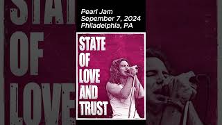 Pearl Jam State of Love and Trust 9724 Philly rock grungeband rock pearljam rockband pj 1k [upl. by Zendah]