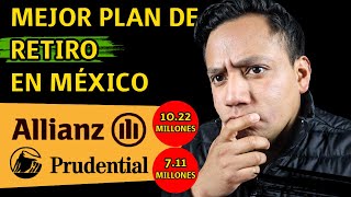 El mejor Plan de Retiro en México Optimaxx Plus de Allianz vs Prudential 10 [upl. by Rabiah]