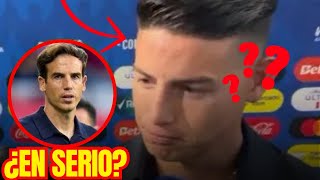 💥 La INSÓLITA respuesta de JAMES RODRÍGUEZ post partido ¿MERECIDO [upl. by Moseley]