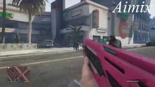 GTA 5 Next Gen  NEW RAILGUN Gameplay in FREE ROAM 1080p Xbox One [upl. by Nava]