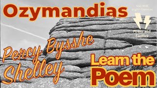 Ozymandias by Percy Bysshe Shelley learn the poem analysis anthology Power amp Conflict [upl. by Risser]