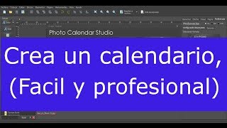 Como Crear un Calendario con Fotos HD facil y profesional [upl. by Kciremed]