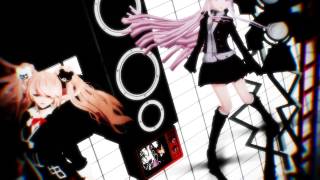 MMD Enoshima Junko and Kirigiri Kyouko  HYBRID [upl. by Nipsirc]