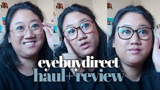 unboxing eyebuydirect glasses haul and review buying online [upl. by Eenoj769]