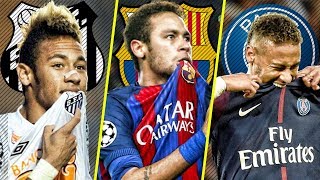 Neymar in Santos VS Barcelona VS PSG HD [upl. by Arihas859]