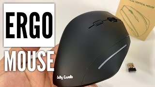 Jelly Comb Wireless Ergonomic Vertical Mouse Unboxing [upl. by Blackington]