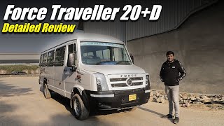 FORCE TRAVELLER 4020  Longer Wheelbase  Detailed Review [upl. by Notwen]