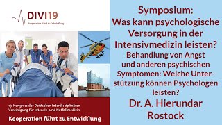 DIVI 2019 Welche Unterstützung können Psychologen leisten Dr Hierundar [upl. by Leamsi206]