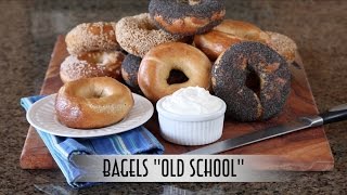 Bagels quotOld Schoolquot  Hand Shaped Boiled and Hearth Baked  Straight Dough Method [upl. by Matelda373]