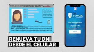 DNI vencido estos son los pasos a seguir para renovarlo desde tu celular [upl. by Yerocal611]