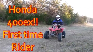 My First Time Riding A Honda 400ex [upl. by Amal]