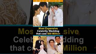 Most expensive Celebrity wedding of all time artista shorts [upl. by Arammahs997]