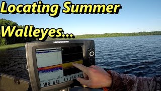 Locating Summer Walleyes On A New Body Of Water [upl. by Meg]