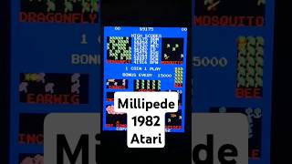 Millipede  1982  Atari millipede atari shorts arcade arcadegame retrogamer retrogames [upl. by Sined259]