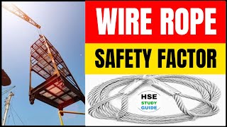 How To Calculate Wire Rope Safety Factor  Wire Rope Safety Factor  Safety Factor hsestudyguide [upl. by Neellok449]