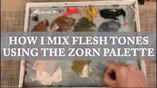 Zorn Palette Mixing Oil Painting [upl. by Schwejda889]