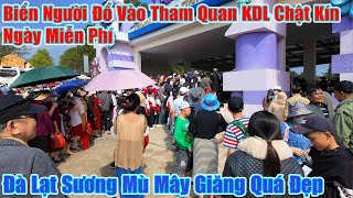 Miễn Phí Vé Biển Người Đồ Về Chật Kín KDL Hót Nhất Đà Lạt [upl. by Haila637]