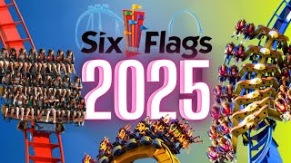 Six Flags NEW For 2025 Coasters INSANE [upl. by Jann]