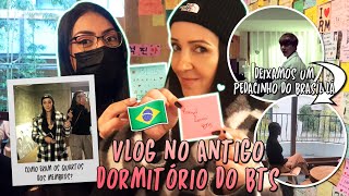 VLOG NO ANTIGO DORMITÓRIO DO BTS DEIXAMOS UM PEDAÇO DO BRASIL LÁ [upl. by Albion219]