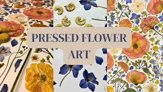 💐Pressed flower art with old flowers [upl. by Aissak625]