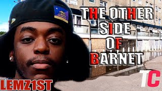 UK HOOD VLOG THE GHETTO SIDE OF BARNET  DOLLIS VALLEY ESTATE  Lemz1st [upl. by Shreve]