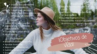 Plan de vida y desarrollo humano quotDefinición de objetivos de vidaquot [upl. by Toy]