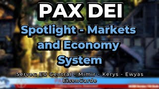 Pax Dei  Spotlight – Marktplatz und Wirtschaftssystem [upl. by Nera932]