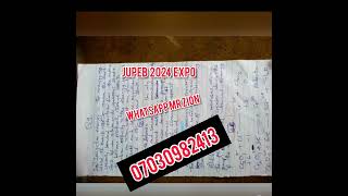 JUPEB 2024 QUESTION AND ANSWERS [upl. by Sema]