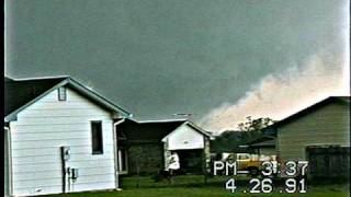 Andover Kansas Tornado 1991 NEW VIDEO [upl. by Hyacinth]