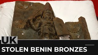 UK museum returns looted Benin Bronzes to Nigeria [upl. by Leoine]