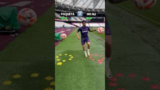 Quick touch reaction challenge vs Paqueta 🔥 [upl. by Hemetaf168]