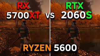 RTX 2060 SUPER 8GB vs RX 5700 XT 8GB  RYZEN 5 5600  2024 [upl. by Garibald]