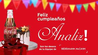 TARJETA ANIMADA PARA FELICITACIONES COCA COLA [upl. by Aninnaig932]