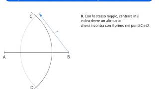 Perpendicolare alla metà di un segmento [upl. by Topliffe]