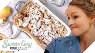 Traditionell bayrisch Apfel Scheiterhaufen mit Vanillesoße  Sweet amp Easy  Enie backt  sixx [upl. by Suzann]