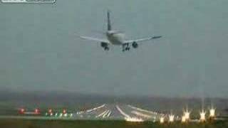 Airbus A320 Lufthansa nearly crashed during crosswind approach [upl. by Terpstra]