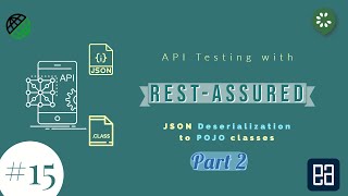 Part 15  Deserializing to POJO class for complex JSON response in RestAssured Part 2 [upl. by Stoops]