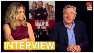 Malavita  Robert DeNiro amp Michelle Pfeiffer EXCLUSIVE Interview 2013 [upl. by Brandy410]