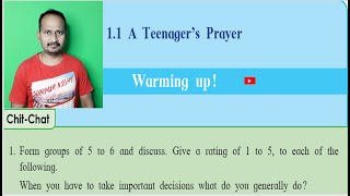 A Teenagers Prayer Warming up Activities ChitChat Activities With Explanation EnglishForLearners [upl. by Phelgen559]